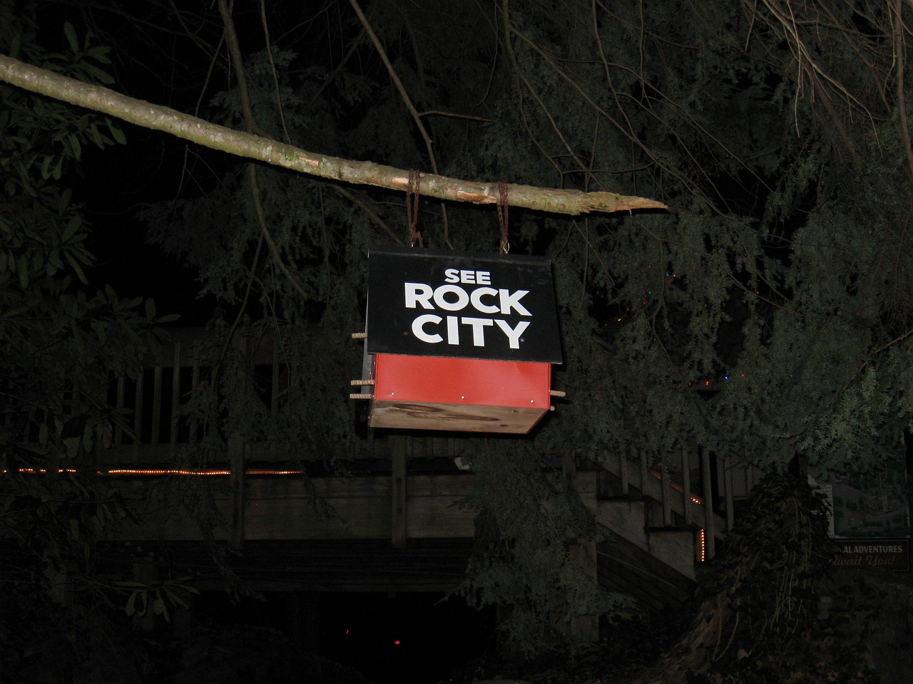 Vacation 2007-12 - Rock City 0067.jpg - Rock City outside of Chattanooga Tennessee has been a tourist attraction since 1932. I remembered seeing barn roofs painted with "See Rock City" and wanted to pay a visit to its home on Lookout Mountain. Christmas Vacation 2007-08.